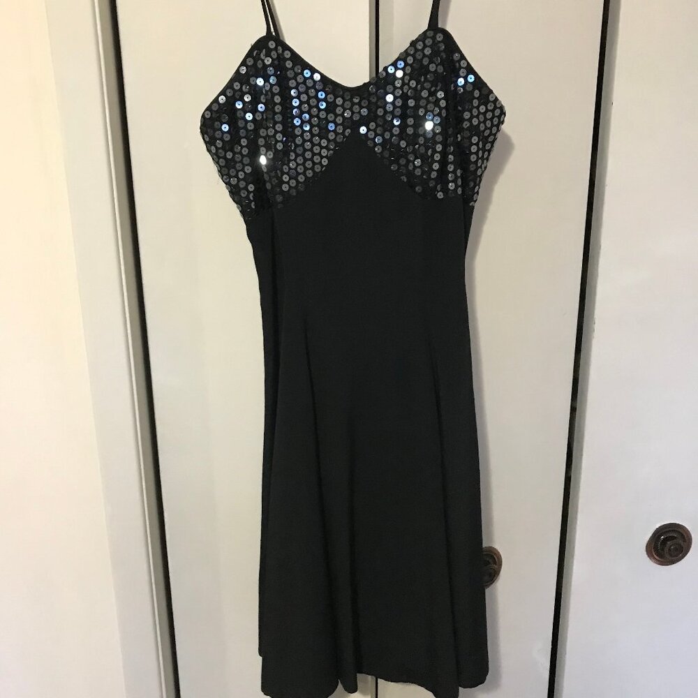Algo-Ettes Ladies Black Evening/Prom Dress Size 7 NEW WITHOUT TAGS